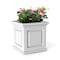 Mayne Nantucket 20x20 Square Planter - White 4846-W - alternate 1